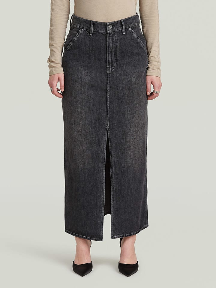 G-Star Spódnica dżinsowa w kolorze antracytowym rozmiar: W26