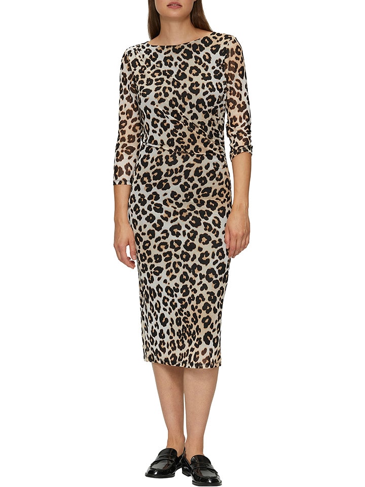 s.Oliver Sukienka w kolorze biało-czarnym rozmiar: 36