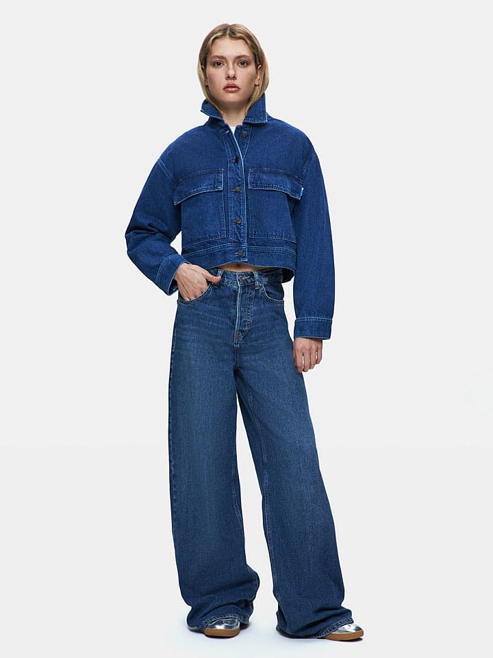 LTB Kurtka dżinsowa "Skyla" w kolorze niebieskim rozmiar: M