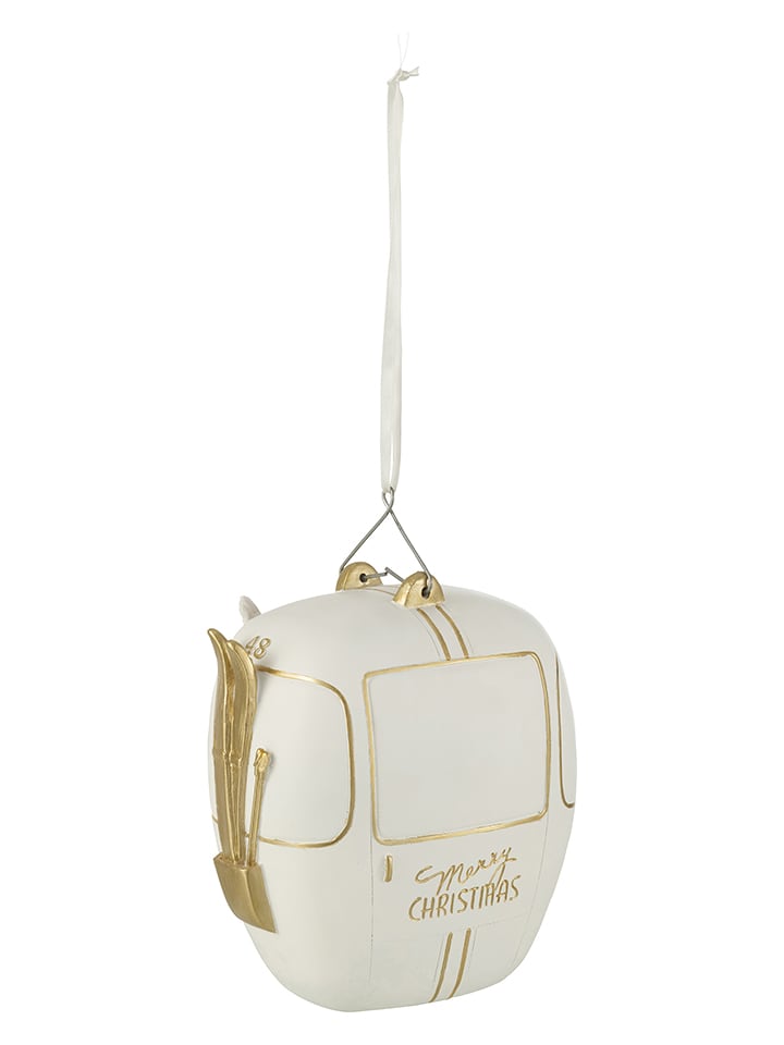 J Line Zawieszka dekoracyjna w kolorze złoto-białym - dł. 23 cm rozmiar: onesize