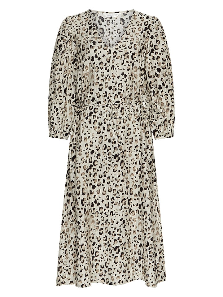 MOSS COPENHAGEN Sukienka w kolorze beżowym rozmiar: XL