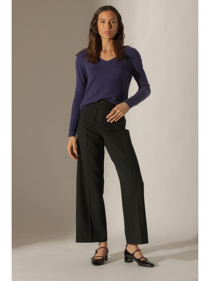 Perfect Cashmere Kaszmirowy sweter w kolorze fioletowym rozmiar: S