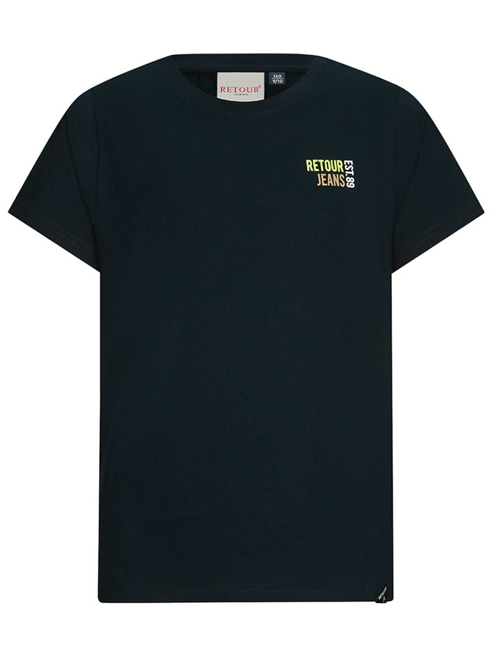 Retour Koszulka "Raoul" w kolorze granatowym rozmiar: 164