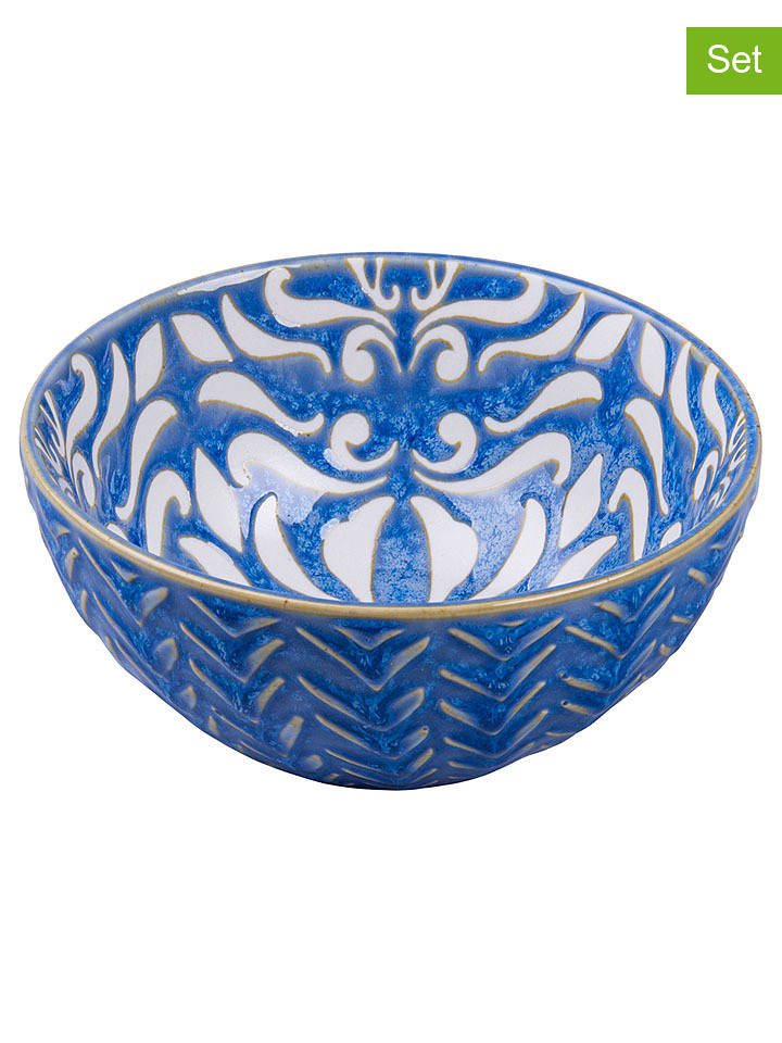 Villa d´Este Miski (2 szt.) w kolorze niebieskim - Ø 12,5 cm rozmiar: onesize