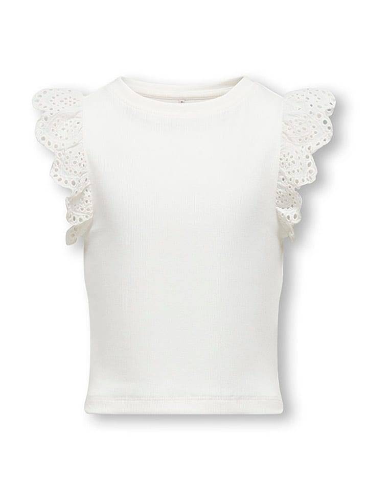 KIDS ONLY Koszulka "Drea" w kolorze białym rozmiar: 122/128