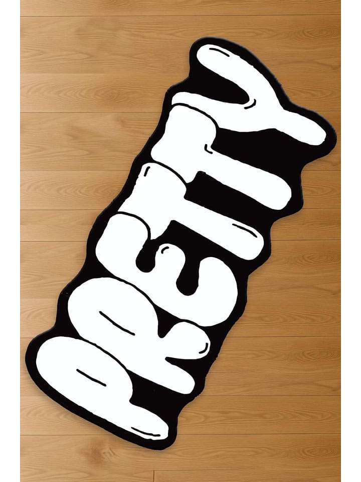 Conceptum Hypnose Dywan bawełniany "178" w kolorze czarno-białym rozmiar: 200x300 cm