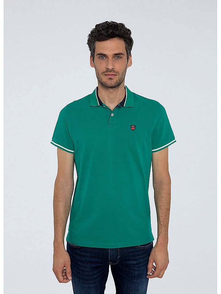 Pepe Jeans Koszulka polo w kolorze zielonym rozmiar: M