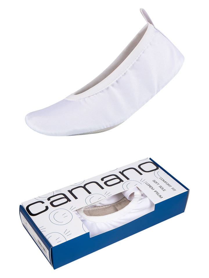 camano Kapcie w kolorze białym rozmiar: 27/28