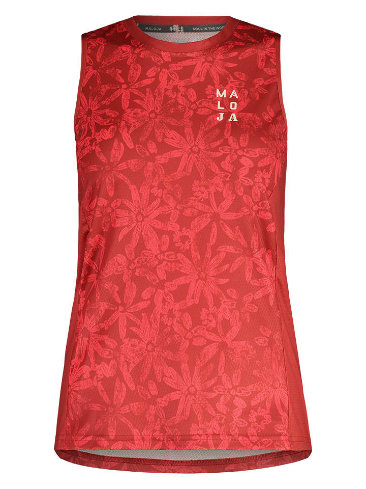 Maloja Top kolarski "EnvaliraM" w kolorze czerwonym rozmiar: XS