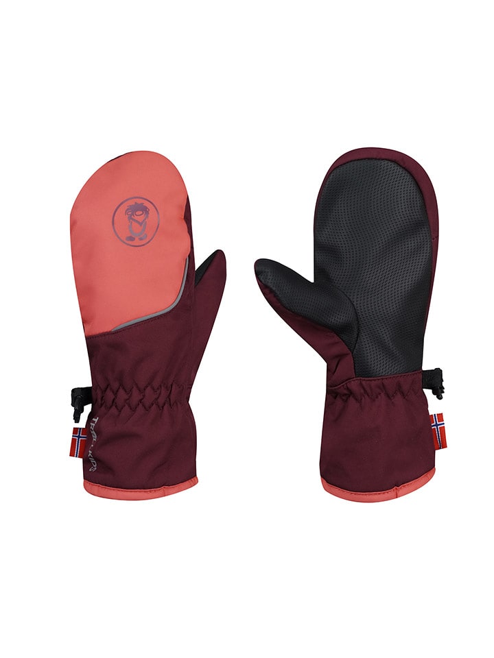 Trollkids Rekawice softshellowe "Trolltunga" ze wzorem rozmiar: 3,5