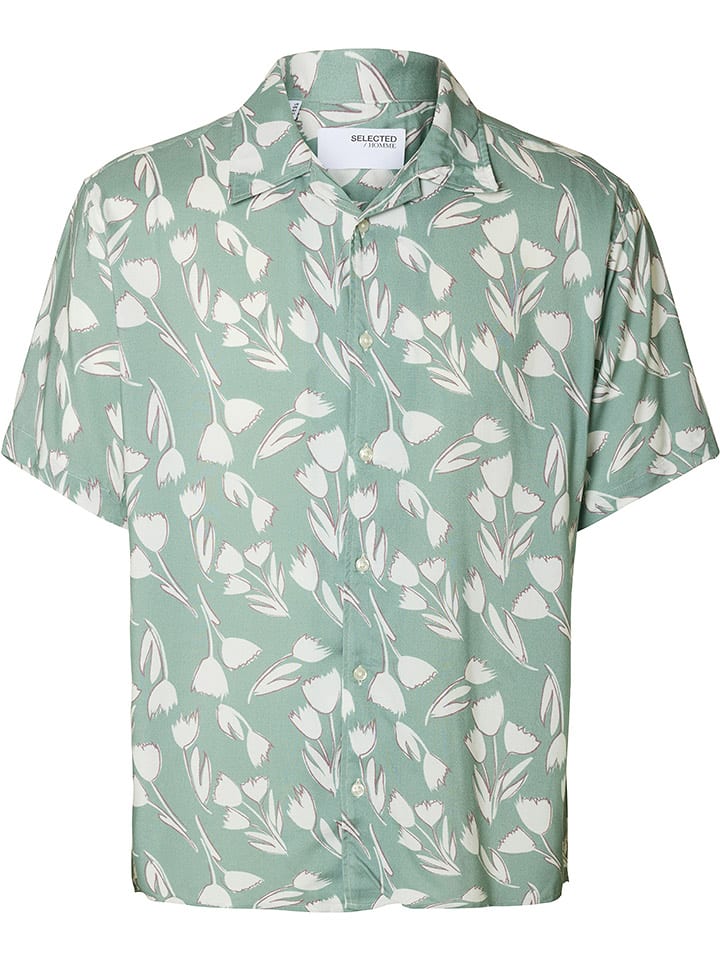 SELECTED HOMME Koszula w kolorze jasnozielonym rozmiar: XL