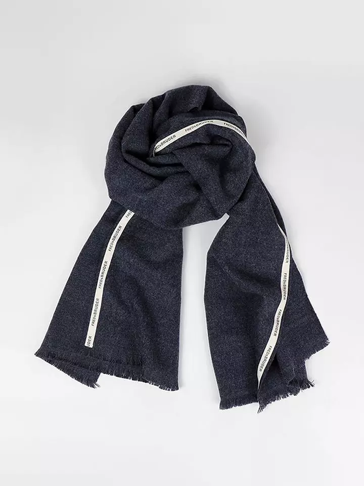 FREDs BRUDER Szal w kolorze antracytowym - 200 x 130 cm rozmiar: onesize