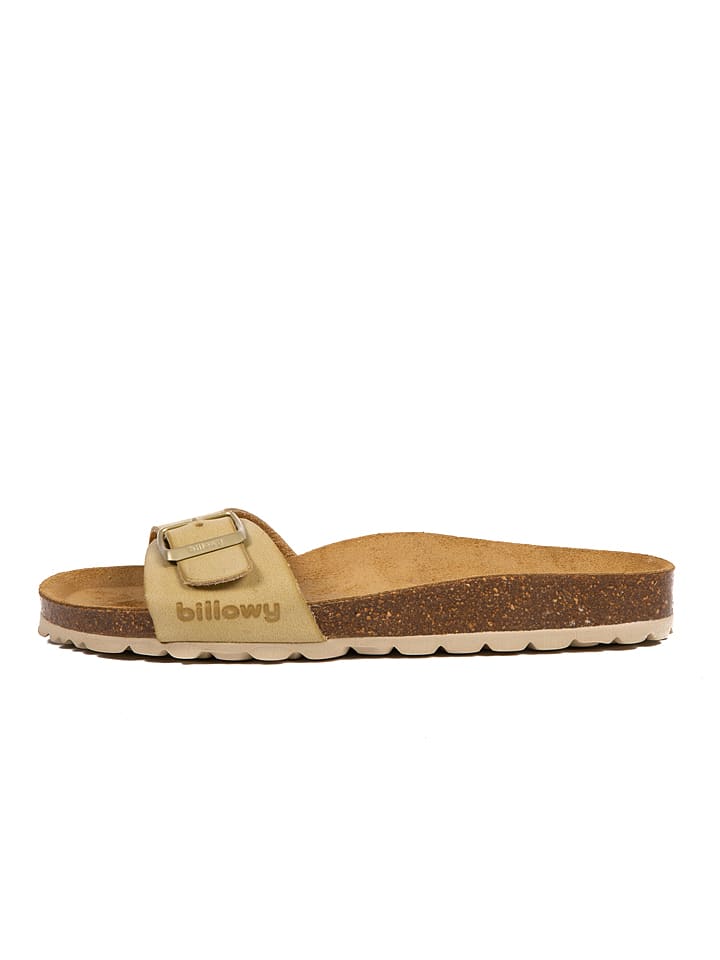 billowy Klapki w kolorze beżowym rozmiar: 41