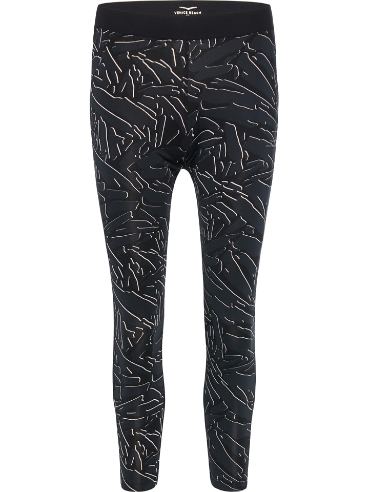 Venice Beach Legginsy sportowe "Explore" w kolorze czarnym rozmiar: L