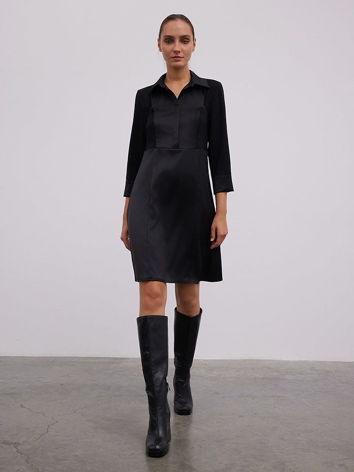 BGN Sukienka w kolorze czarnym rozmiar: 34