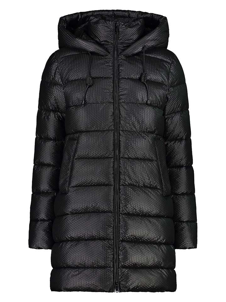 CMP Płaszcz pikowany w kolorze czarnym rozmiar: 44