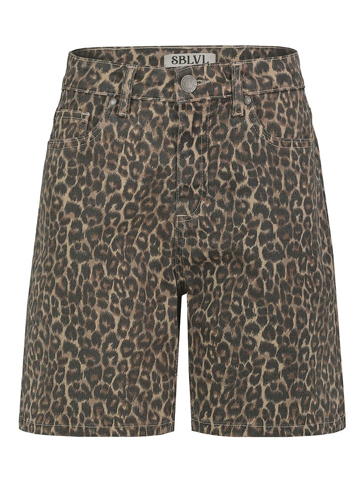 Sublevel Szorty w kolorze jasnobrązowo-czarnym rozmiar: S