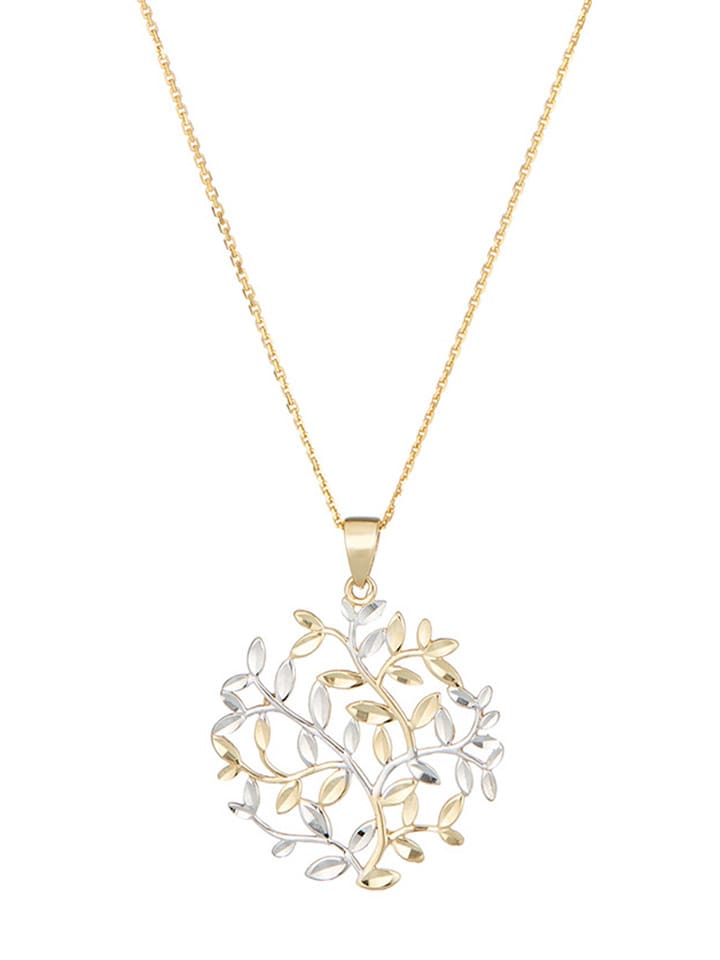 OR ÉCLAT Złota zawieszka "Rose dentelle" rozmiar: onesize