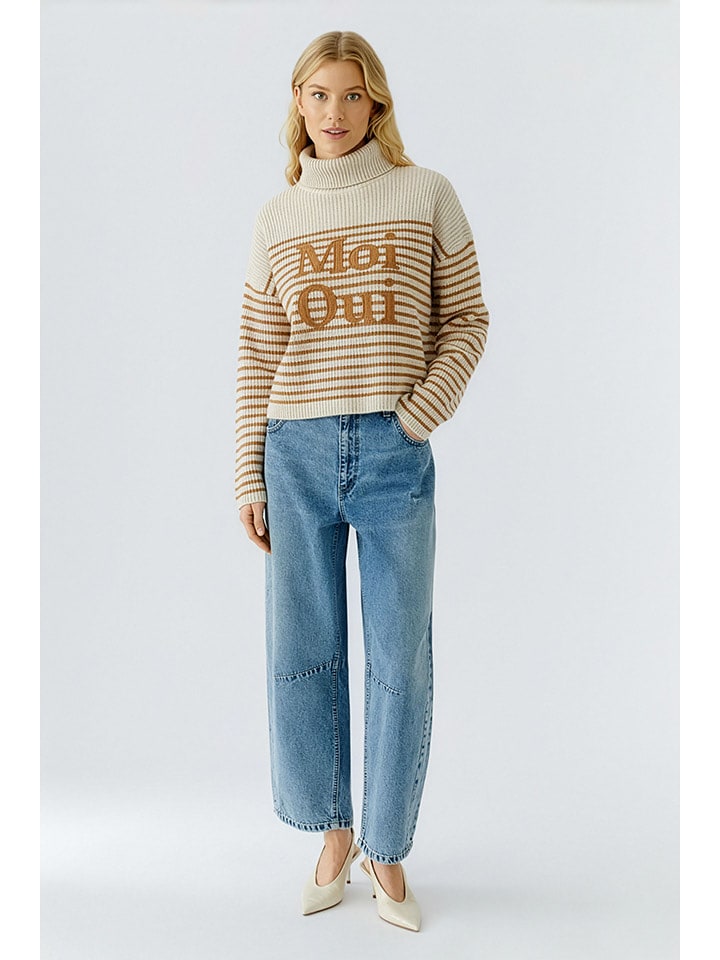 Oui Golf w kolorze kremowo-karmelowym rozmiar: 42