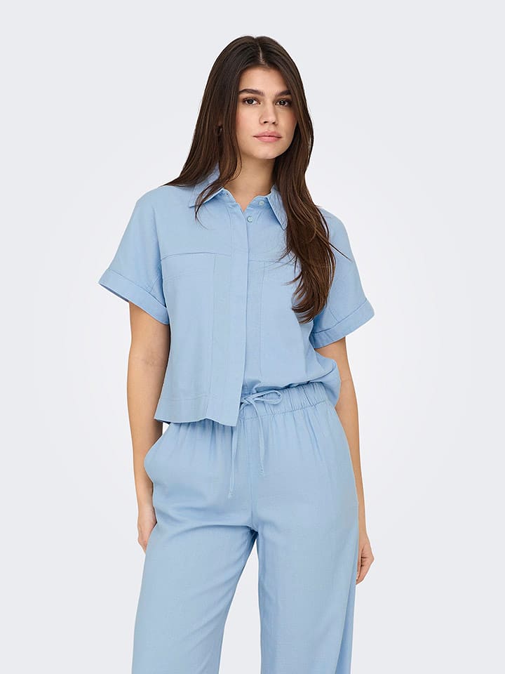 ONLY Bluzka w kolorze błękitnym rozmiar: S