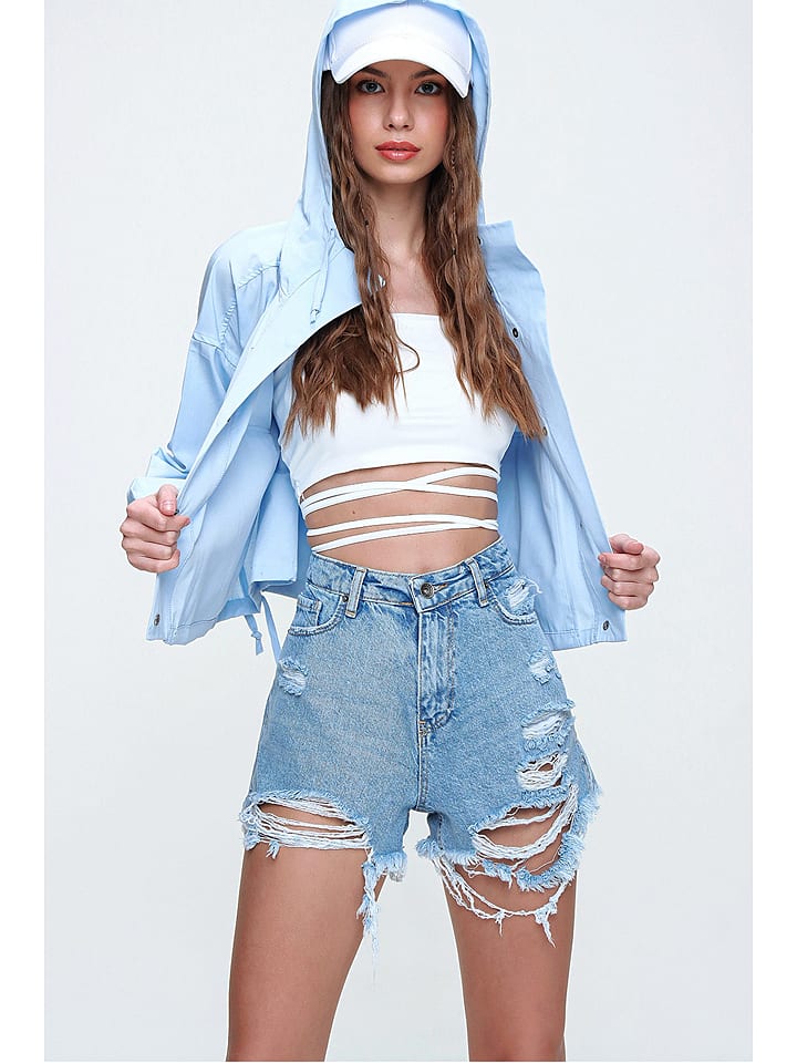 Trend Alacati Szorty dżinsowe w kolorze błękitnym rozmiar: 36