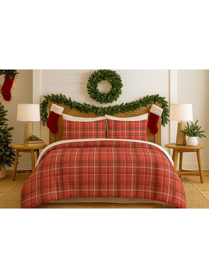 Elizabed Komplet pościeli renforcé w kolorze czerwonym rozmiar: 200x200 cm