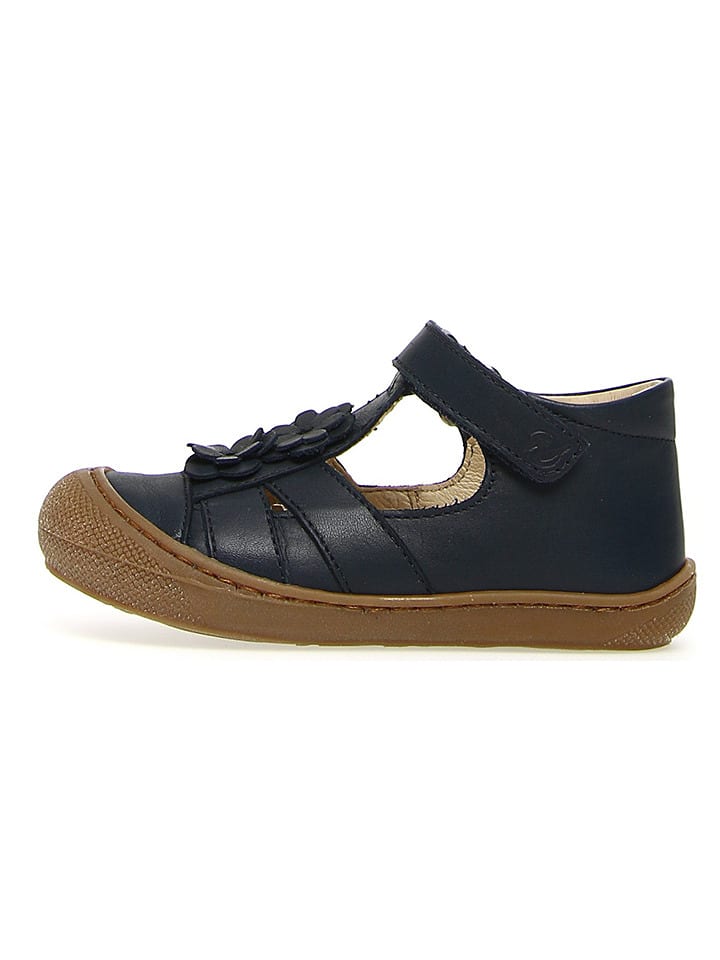 Naturino Skórzane półsandały "Meggy" w kolorze granatowym rozmiar: 24