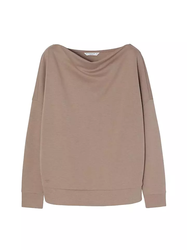 TATUUM Bluza w kolorze jasnobrązowym rozmiar: S