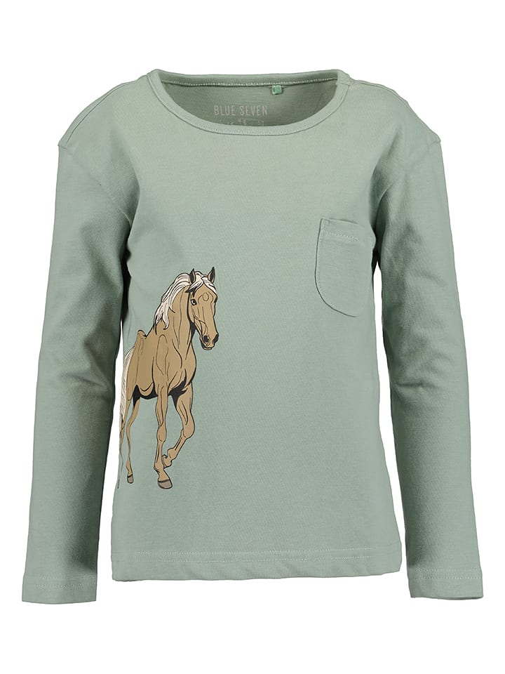 Blue Seven Koszulka w kolorze zielonym rozmiar: 92