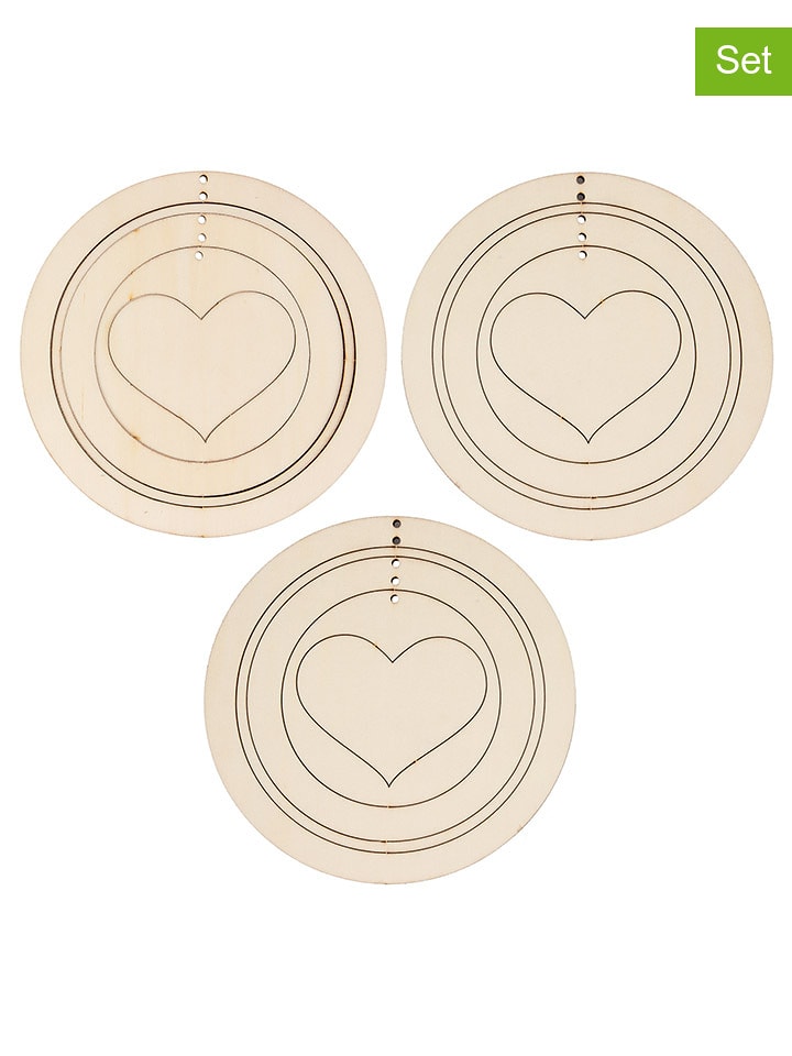 SUNNYSUE Ruchome serca (3 szt.) - Ø15 cm - 3+ rozmiar: onesize