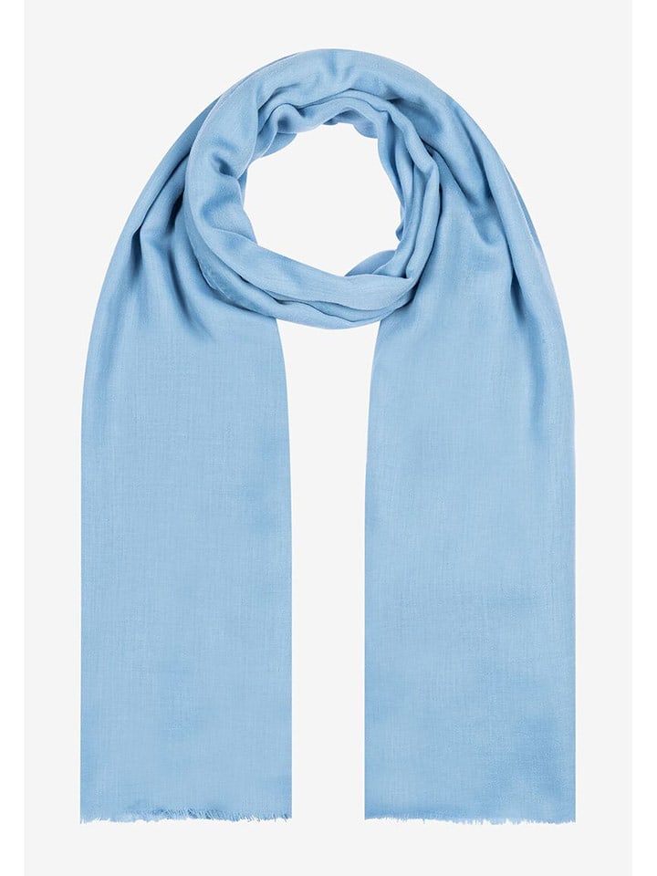 More & More Szal w kolorze błękitnym - 180 x 90 cm rozmiar: onesize