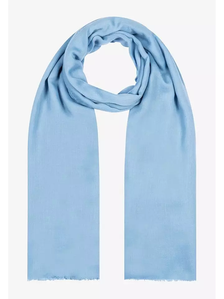 More & More Szal w kolorze błękitnym - 180 x 90 cm rozmiar: onesize