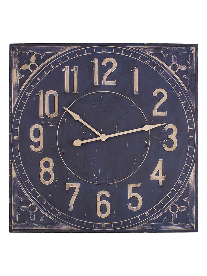 Anticline Zegar ścienny w kolorze granatowym - Ø 100 cm rozmiar: onesize