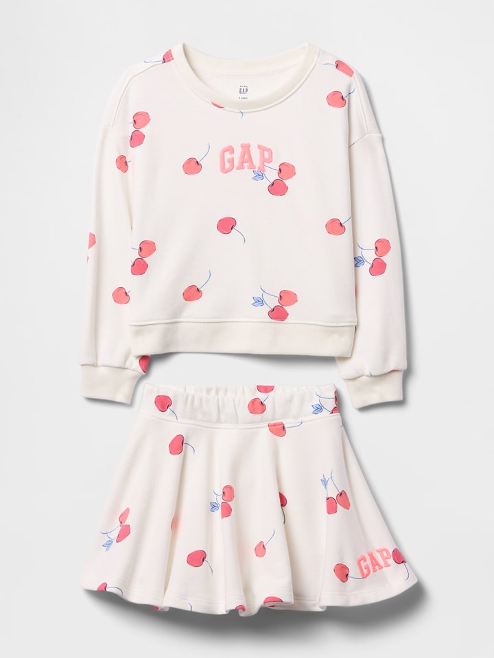 GAP 2-częściowy zestaw w kolorze kremowo-jasnoróżowo-błękitnym rozmiar: 68/74