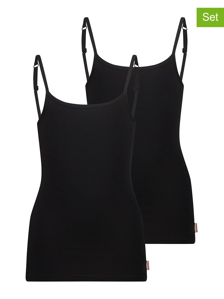 Vingino Topy (2 szt.) w kolorze czarnym rozmiar: 158/164