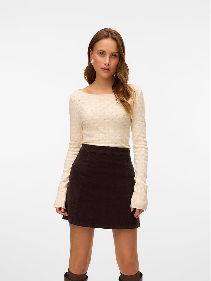 ONLY Sweter w kolorze beżowym rozmiar: M