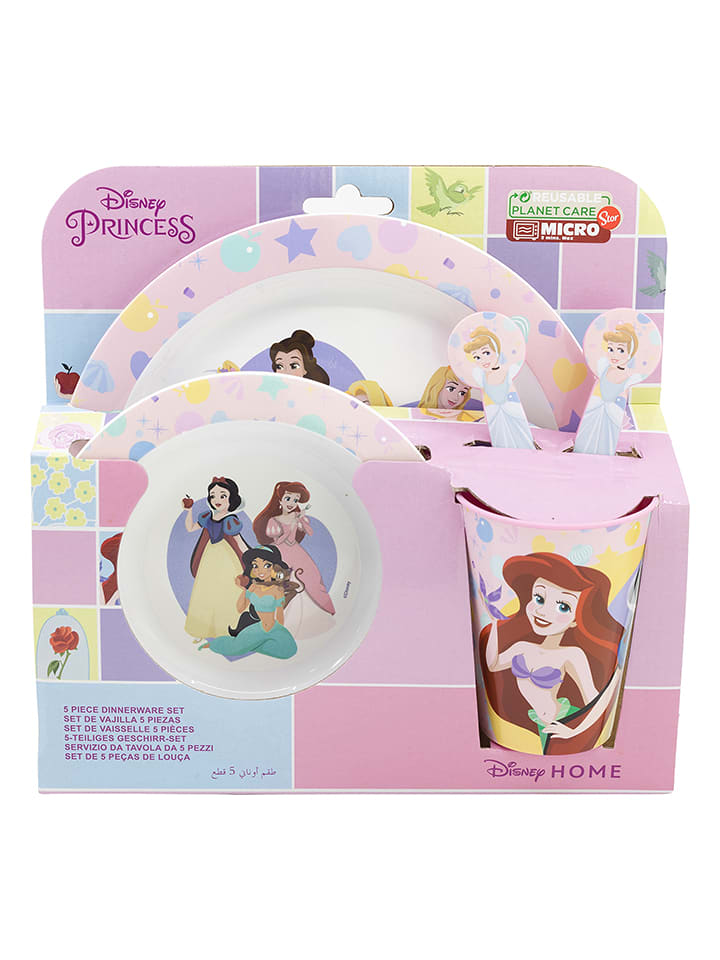 Disney Princess 5-częściowy zestaw "Princess" w kolorze jasnoróżowym rozmiar: onesize