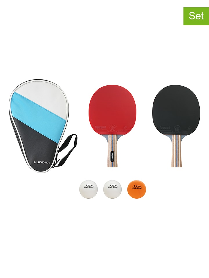 Hudora 5-częściowy zestaw "Tournament" ze wzorem do tenisa stołowego rozmiar: onesize