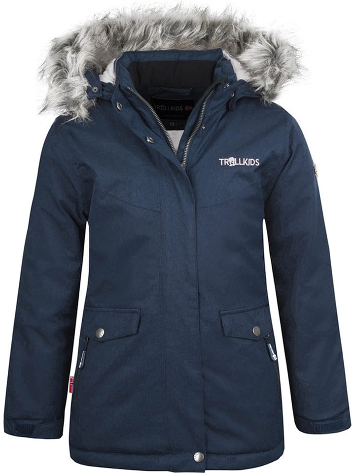 Trollkids Parka "Oslo XT" w kolorze granatowym rozmiar: 110