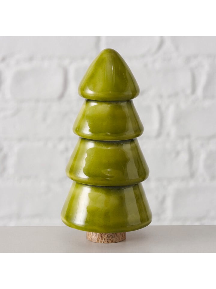 Boltze Dekoracja "Freya" w kolorze jasnozielonym - wys. 12 cm rozmiar: onesize