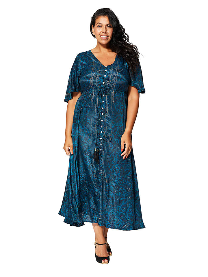 Aller Simplement Sukienka w kolorze granatowym rozmiar: 42/44