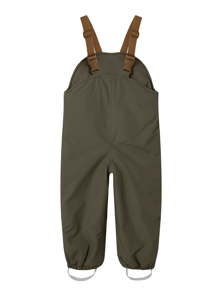 Lil Atelier Spodnie przeciwdeszczowe w kolorze khaki rozmiar: 98