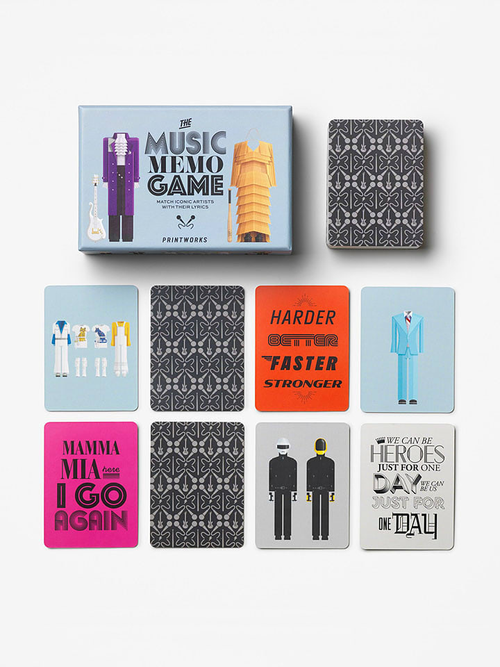 Printworks Gra pamięciowa "Music" - 12+ rozmiar: onesize