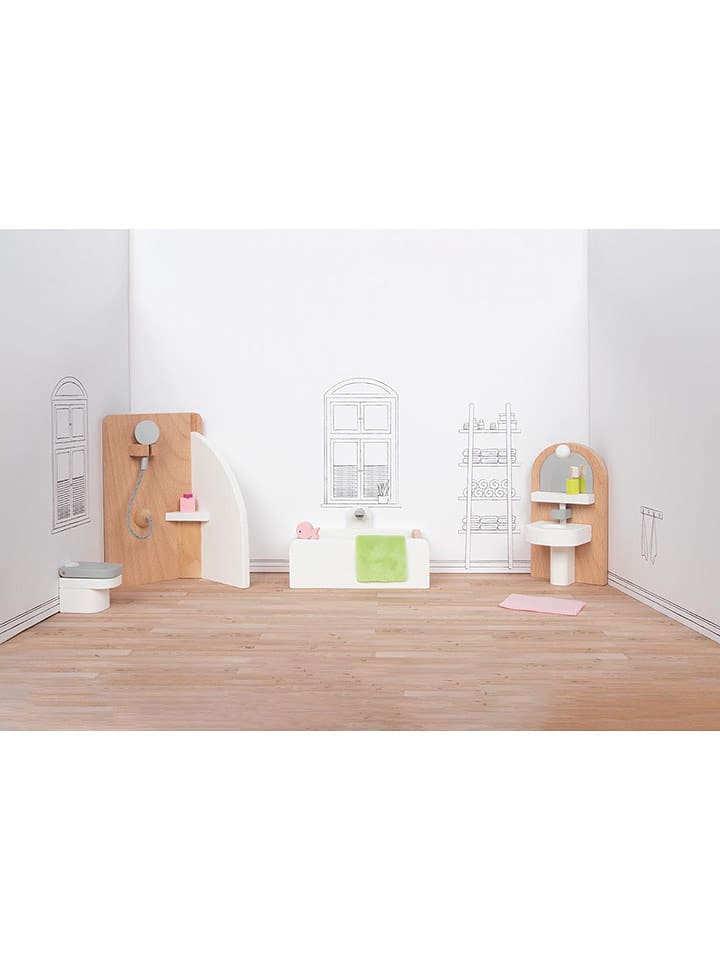 Goki Meble "Bathroom" do domku dla lalek - 3+ rozmiar: onesize