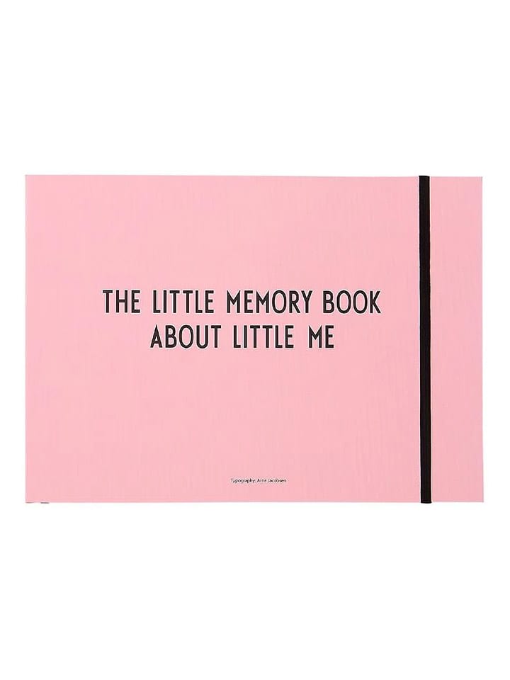 Design Letters Album "Little memory book" w kolorze różowym na wspomnienia - 22 x 30 cm rozmiar: onesize