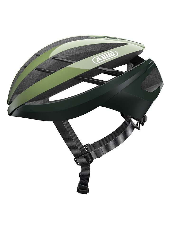 ABUS Kask rowerowy "Aventor" w kolorze zielonym rozmiar: 51-55 cm