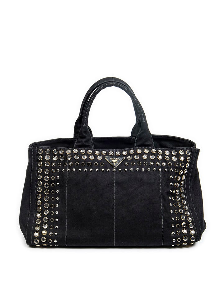 PRADA Torebka w kolorze czarnym - 40 x 24 x 25 cm rozmiar: onesize