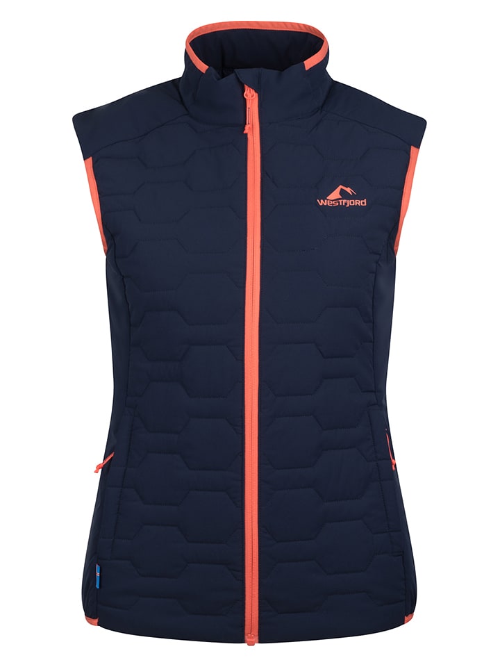 Westfjord Kamizelka pikowana "Glymur" w kolorze granatowym rozmiar: XXL
