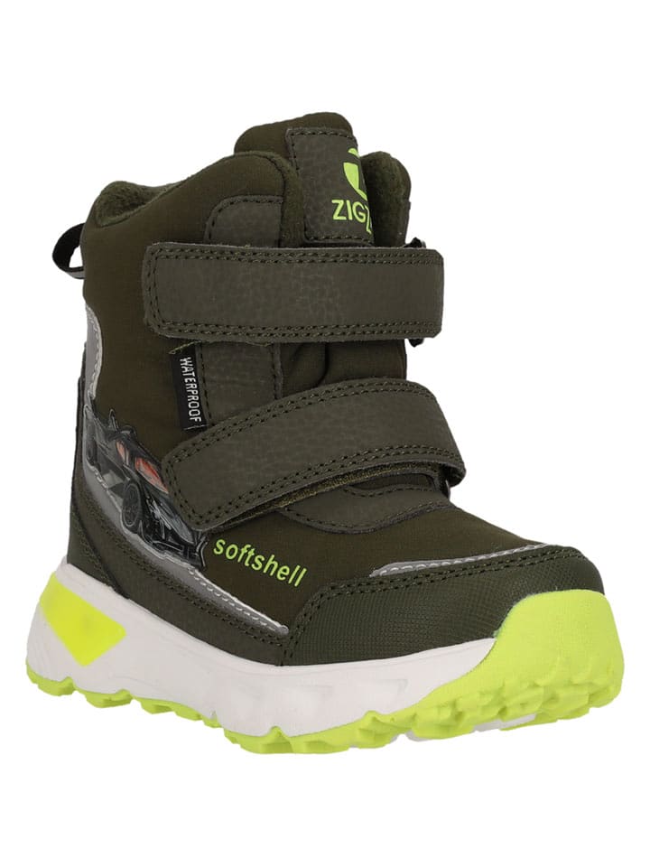 Zigzag Botki zimowe "Hidol" w kolorze khaki rozmiar: 30