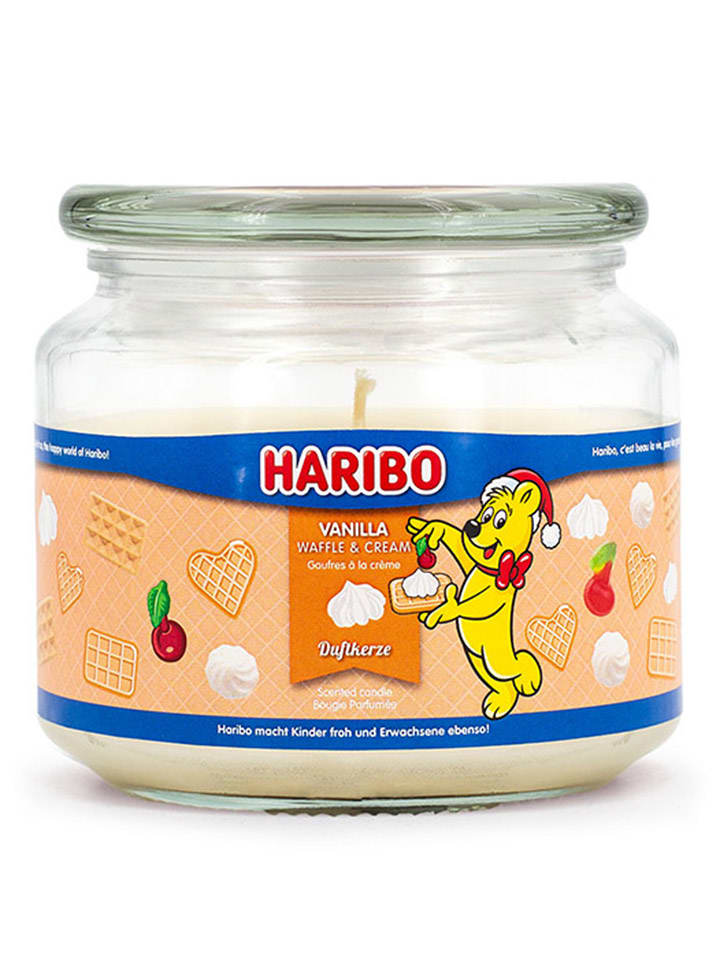 Haribo Świeca zapachowa "Haribo Vanilla Waffle Cream" - 300 g rozmiar: onesize